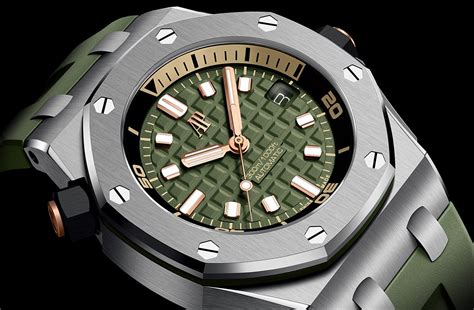 audemars piguet royal oak offshore diver khaki|royal oak offshore diver price.